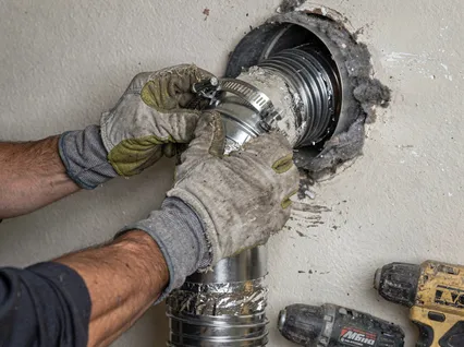 Dryer Vent Hose Installation in Dana Point