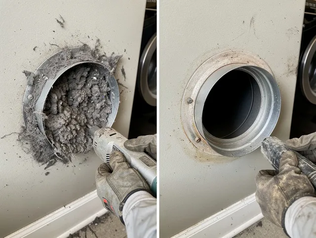 Professional clogged vent cleaning by Dana Point Dryer Vent Cleaning in Dana Point