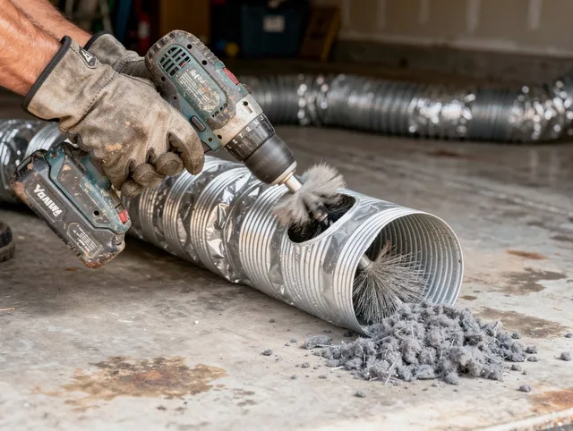 Professional duct cleaning by Dana Point Dryer Vent Cleaning in Dana Point