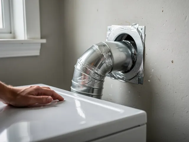 Dana Point Dryer Vent Cleaning expert performing professional dryer vent repair and installation in Dana Point