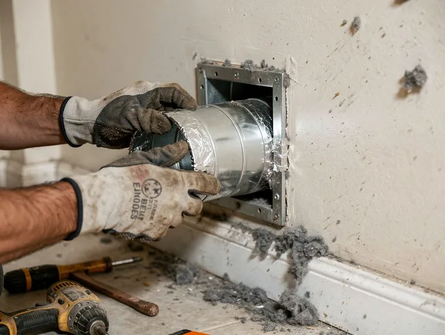 Professional dryer vent repair and installation by Dana Point Dryer Vent Cleaning in Dana Point